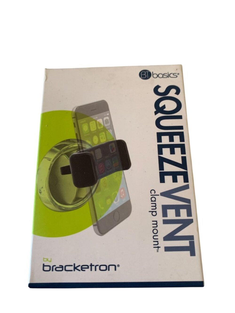 Phone Mount BT Basics Squeezevent For Phones By Bracketron